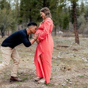 MICHAEL Michael Kors Long Maxi Dress Off the Shoulder